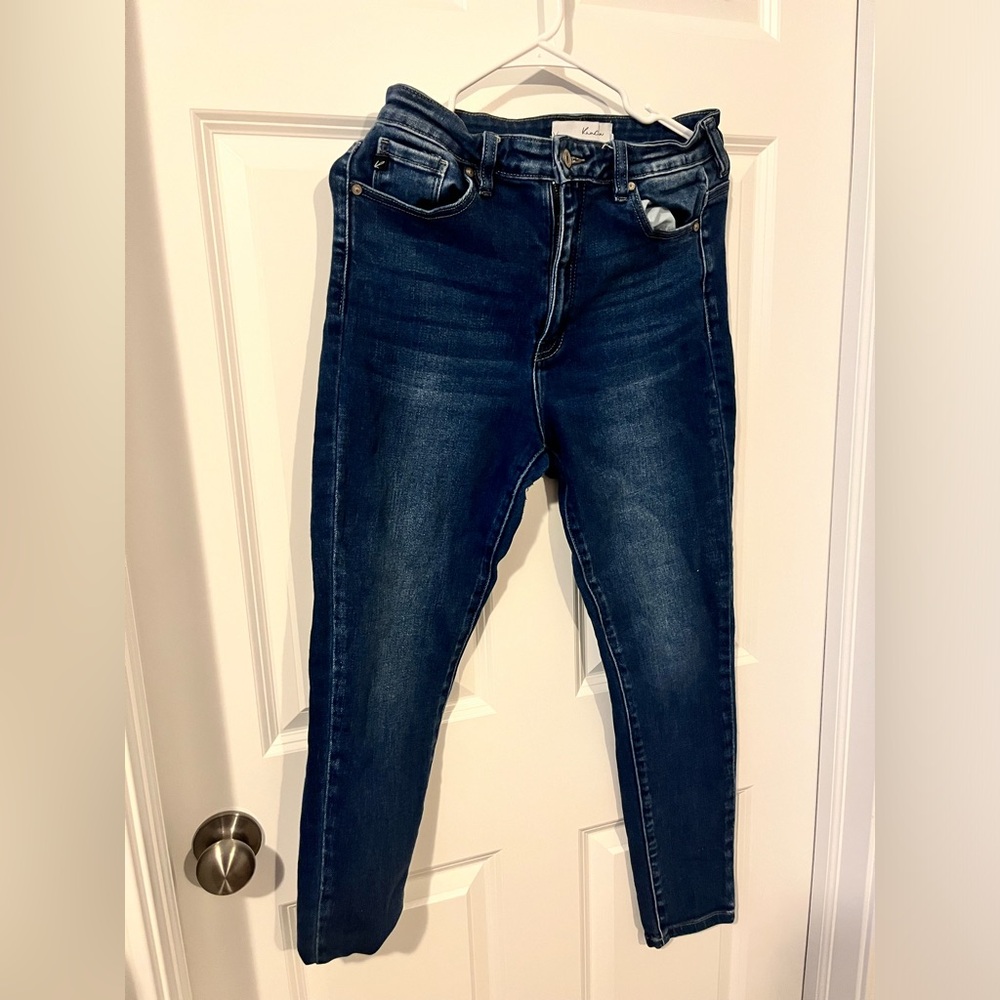 KANCAN RACHEL CLASSIC SKINNY JEANS - DARK WASH